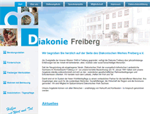 Tablet Screenshot of diakonie-freiberg.de